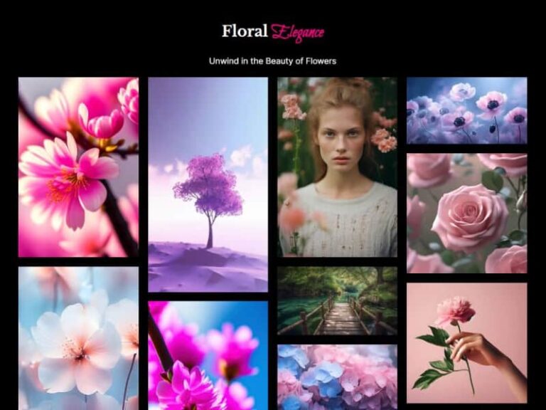 Masonry Gallery with a Custom Background